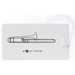 AM Gifts  1710 Trombone Hard Plastic ID Tag