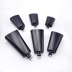 Cardinal Percussion CPCB6 6 inch. Black Steel Cowbell