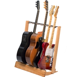 String Swing CC34 Oak 5-Guitar Floor Rack
