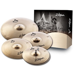 Zildjian A2057911 A Custom Cymbal Pack  14"Hihats, 16", 18", 20"